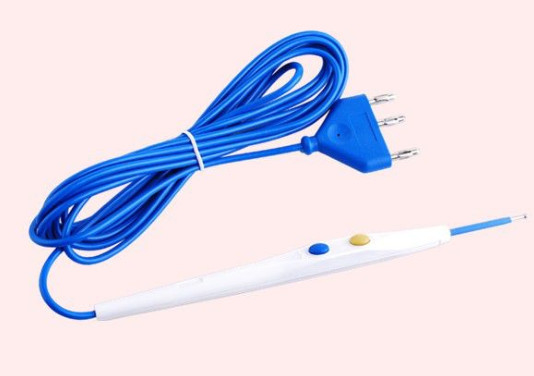 Hand control electrosurgical Pencil with 70mm Teflon  Blade Sunzamed specail hand control pencil S2101BT