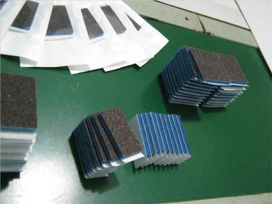 electrode knife cleaning tablets tip cleaner for electrosurgical  color:black,1 pc/bag,200pcs/box,Sand Mesh:60~100