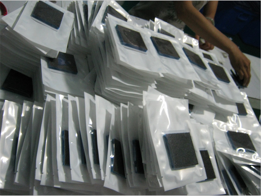 electrode knife cleaning tablets tip cleaner for electrosurgical  color:black,1 pc/bag,200pcs/box,Sand Mesh:60~100