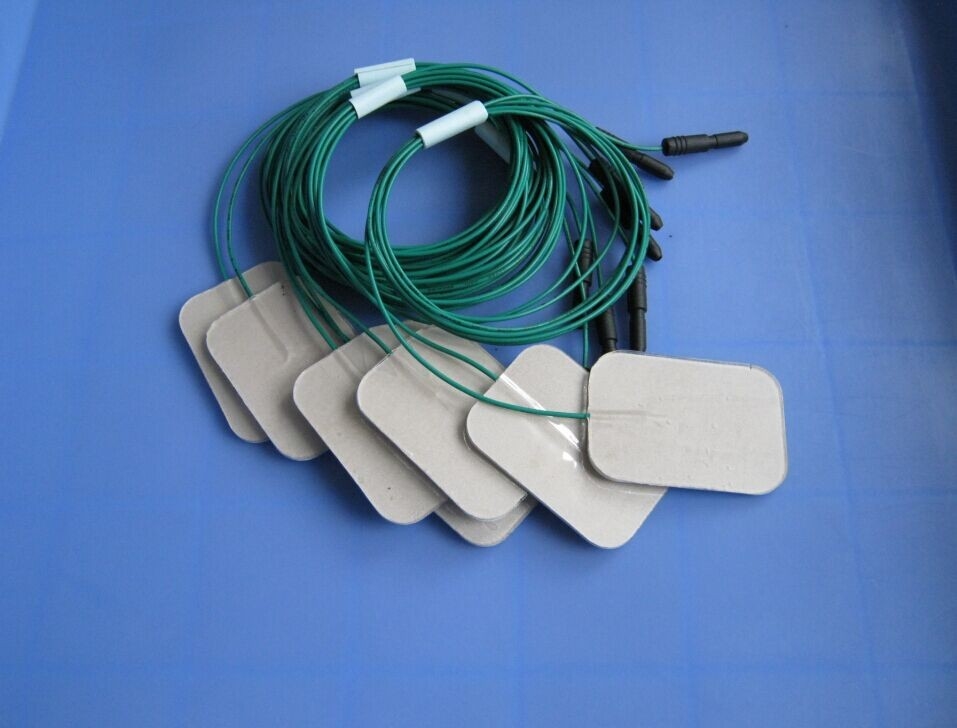 Sensing elelctrode,Medical surface electrode SS03 250*35mm with 1.5pin&2meters cable
