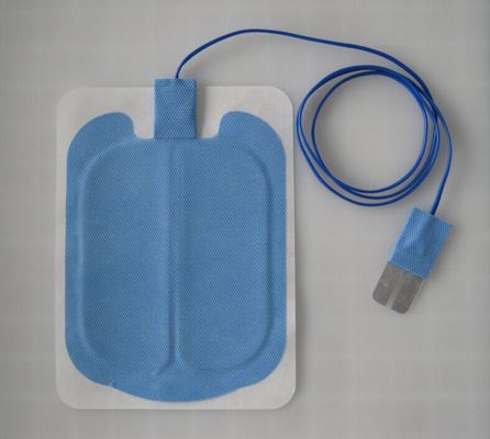 pelat ESU yang dapat digunakan kembali, pelat pasien Bipolar yang dapat digunakan kembali, alas pentanahan dewasa dengan kabel panjang 1m